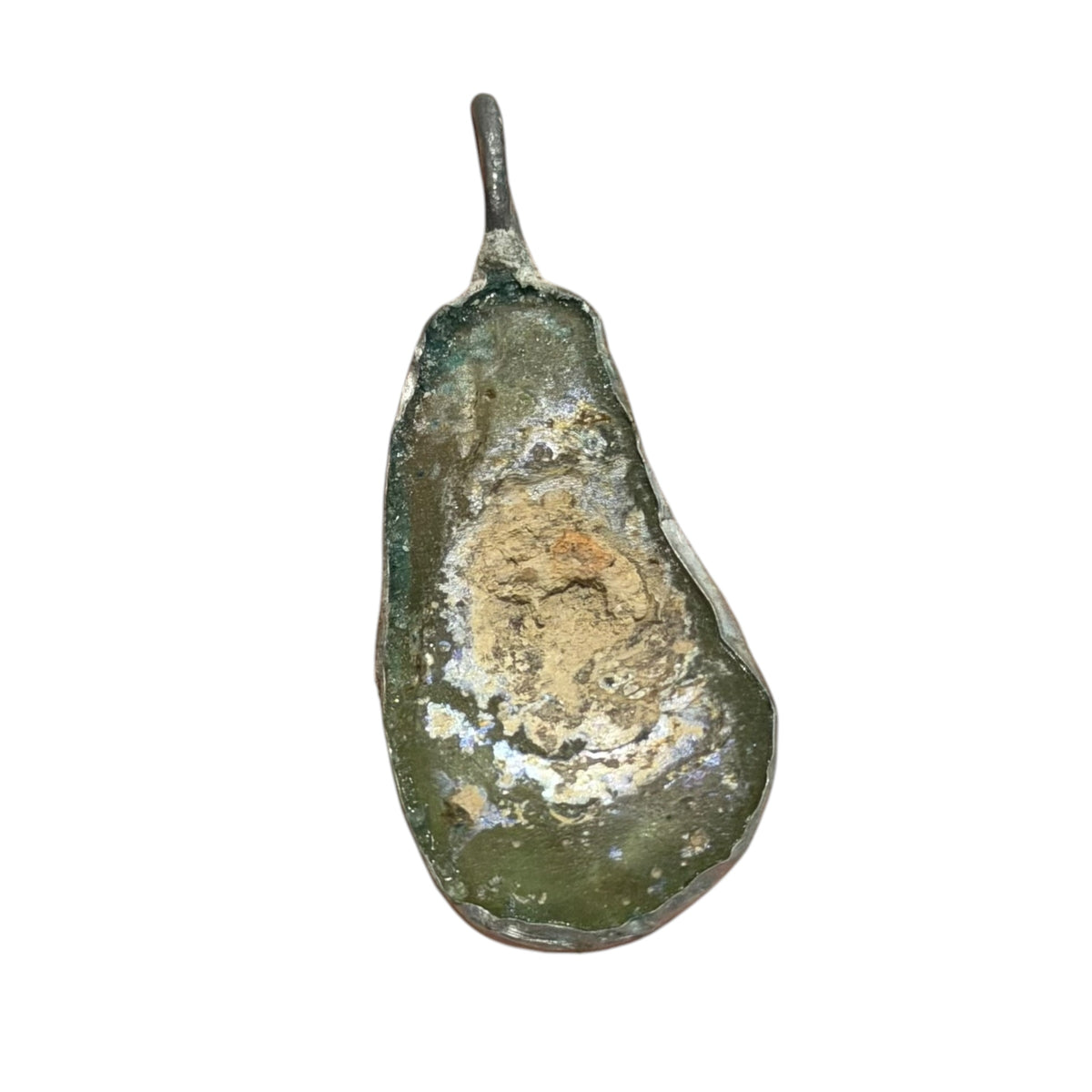 Ancient Roman Glass pendant with modern setting