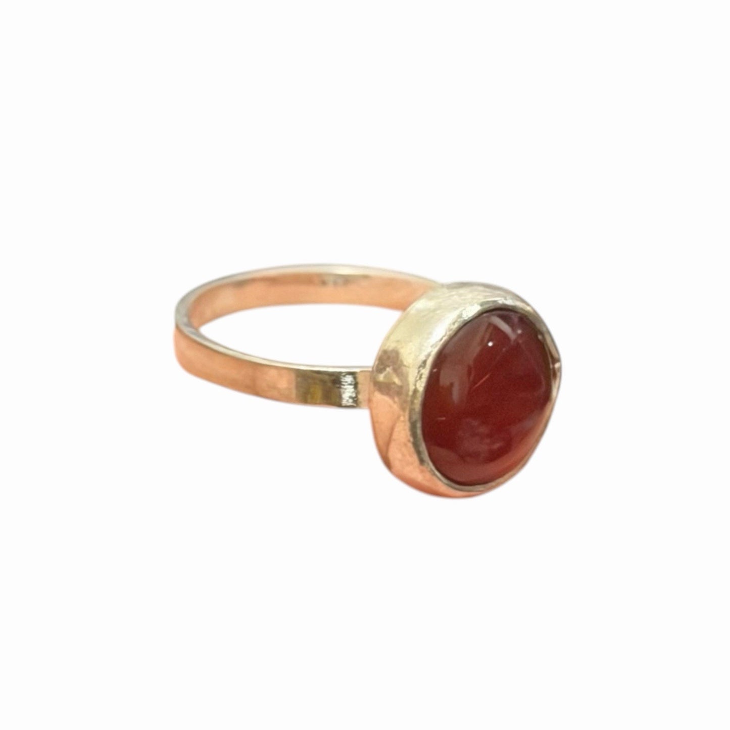 Sterling Silver Natural Agate Ring