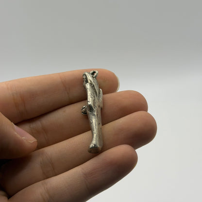Ancient Egyptian Style Solid Silver Nobleman Amulet