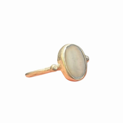 Sterling Silver Natural Pearl Ring