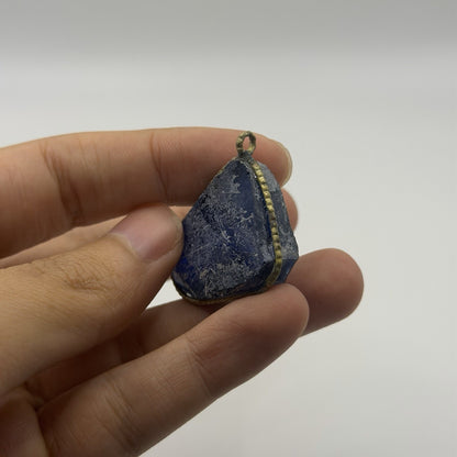 Ancient Roman Glass Pendant With Modern Setting