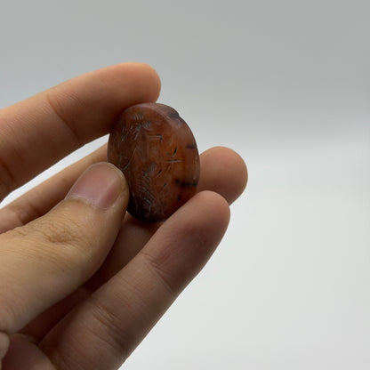 Ancient Near Eastern Style Intaglio Agate Bead