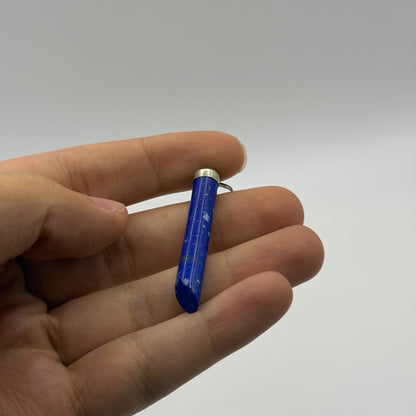 Vintage Natural Afghan Lapiz Lazuli Silver Pendant