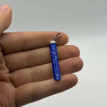 Vintage Natural Afghan Lapiz Lazuli Silver Pendant