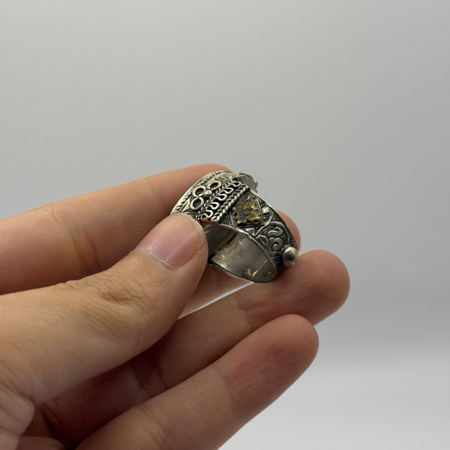 Ancient Roman Inspired Hand Carved Agate Intaglio Ring