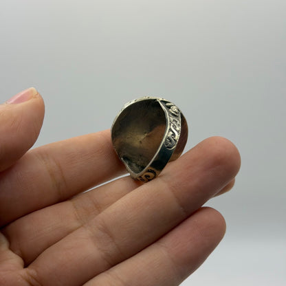 Ancient Roman Inspired Silver Intaglio Ring