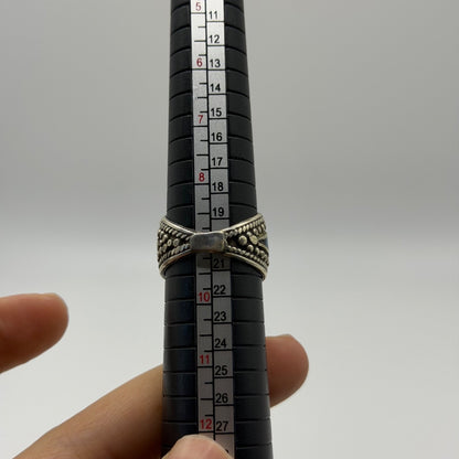 Antique Afghan Tribal Kucci Nomad Silver Ring With Stones