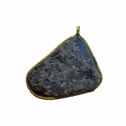Ancient Roman Glass Pendant With Modern Setting