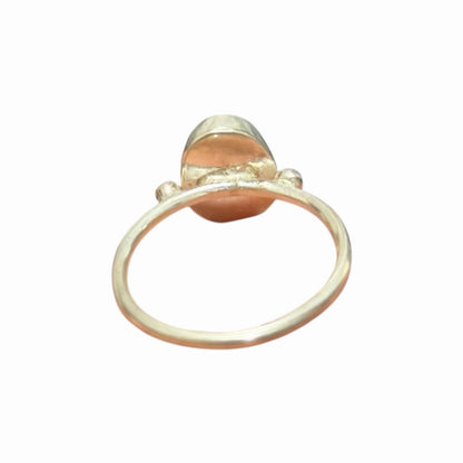 Sterling Silver Natural Pearl Ring