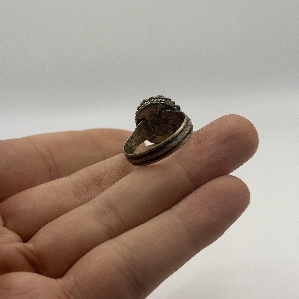 Vintage Nepalese Turquoise Antique Ring