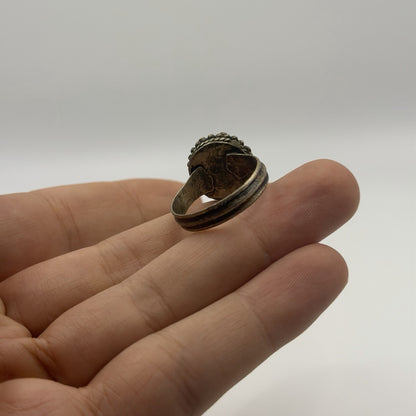 Vintage Nepalese Turquoise Antique Ring