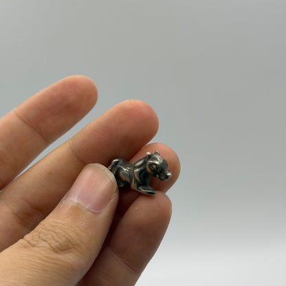 Ancient Roman Inspired Solid Silver Bead / Amulet