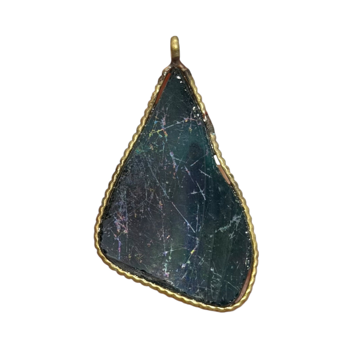 Ancient Roman Glass pendant with modern setting