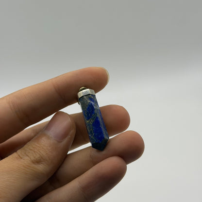 Vintage Natural Afghan Lapiz Lazuli Silver Pendant