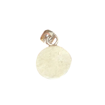 92.5 Silver Coral Stone Minimal Cute Pendant