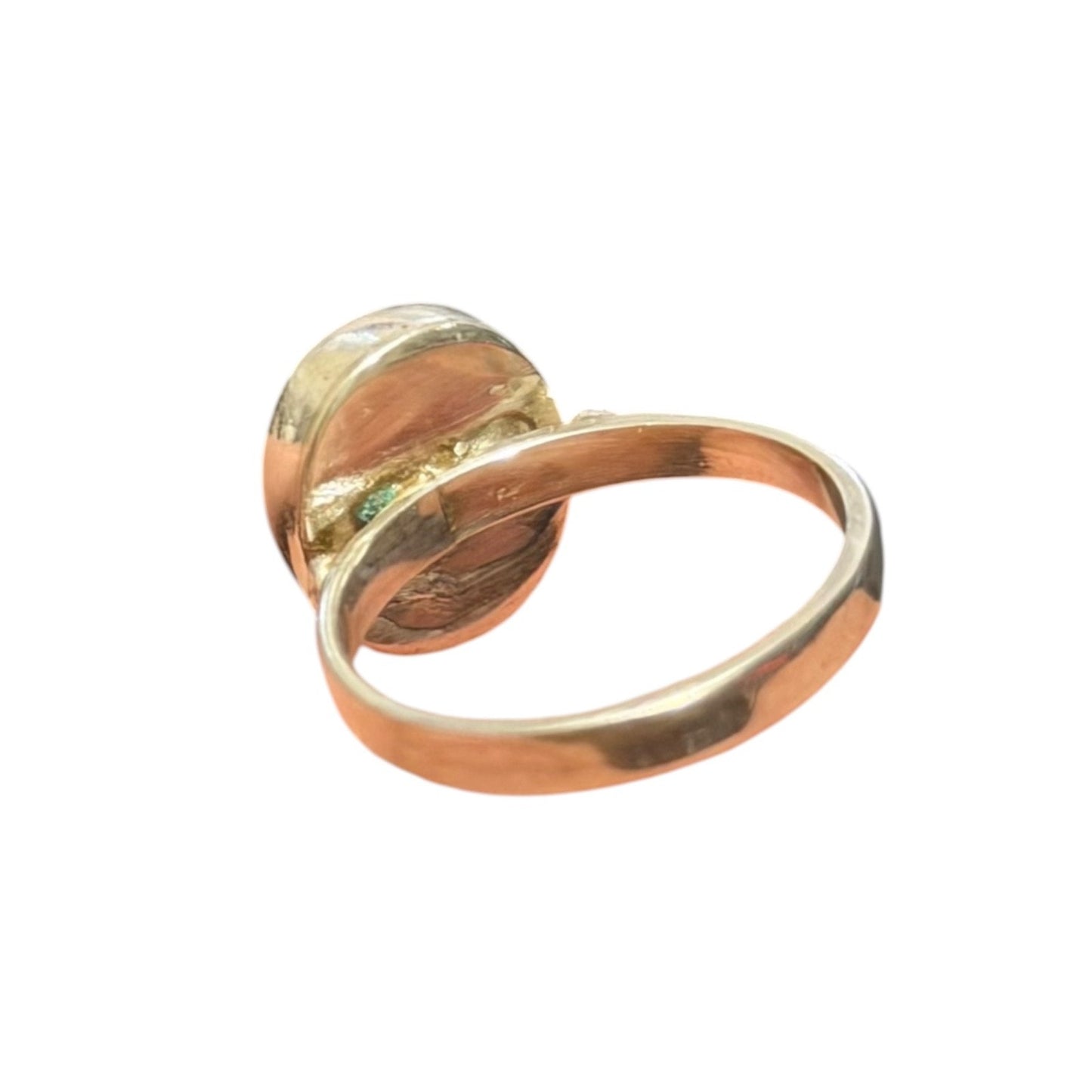 Natural Amethyst Stone Minimal Ring Silver 92.5