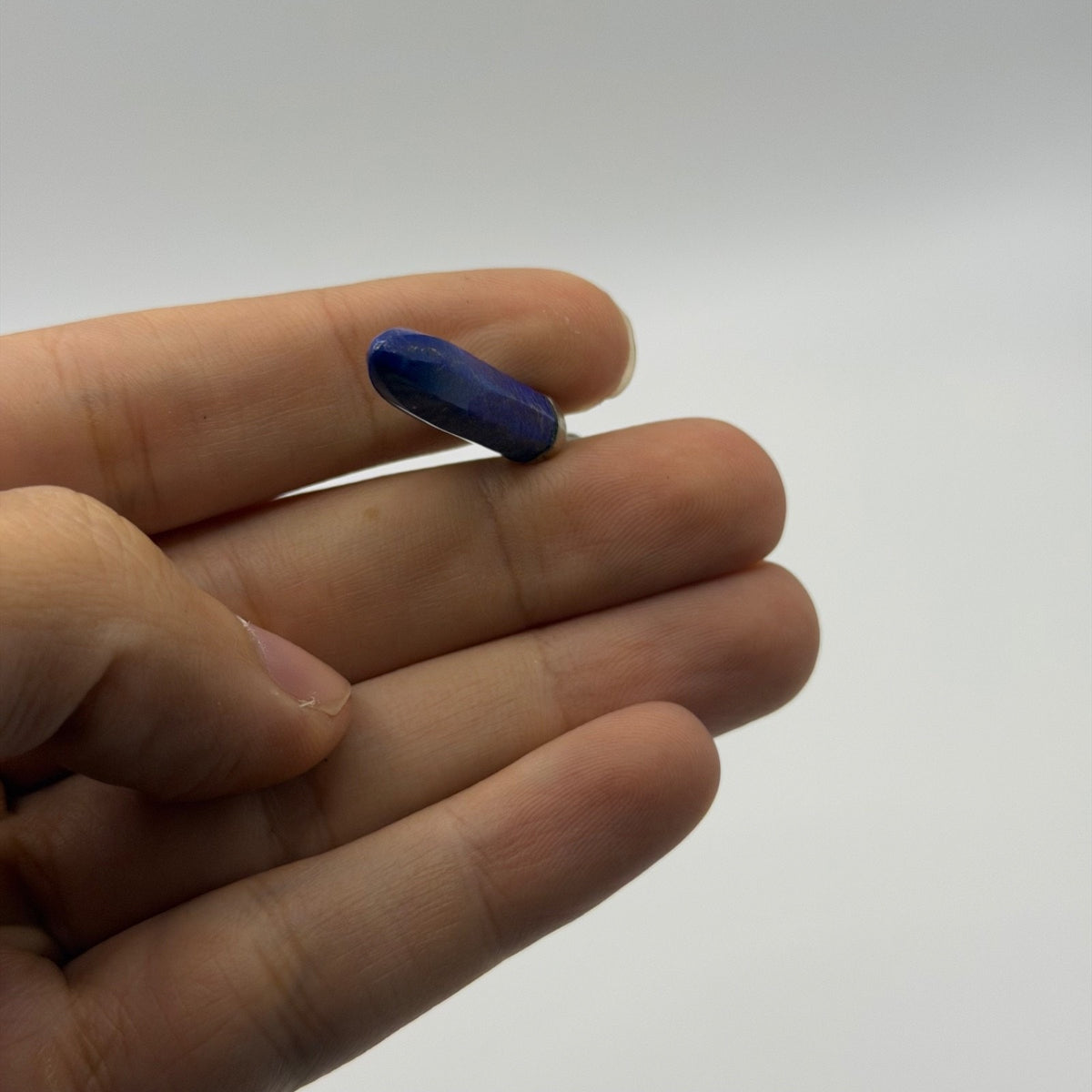 Vintage Natural Afghan Lapiz Lazuli Silver Pendant
