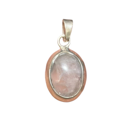 92.5 Silver Crystal Gem Minimal Cute Pendant