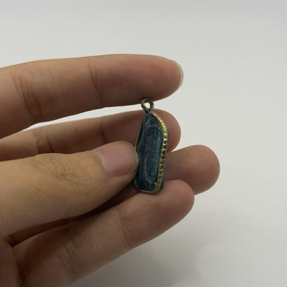Ancient Roman Glass Pendant With Modern Setting