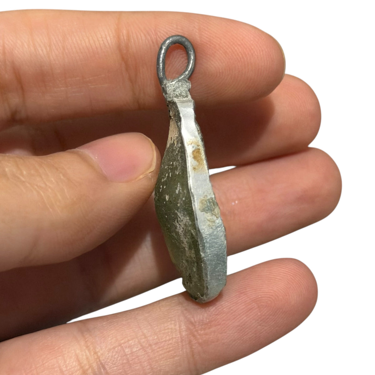 Ancient Roman Glass pendant with modern setting