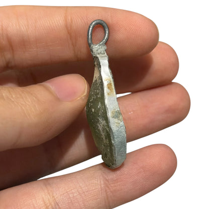 Ancient Roman Glass pendant with modern setting