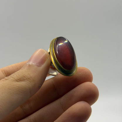 Vintage Antique Ottoman Islamic Style Agate Silver Ring