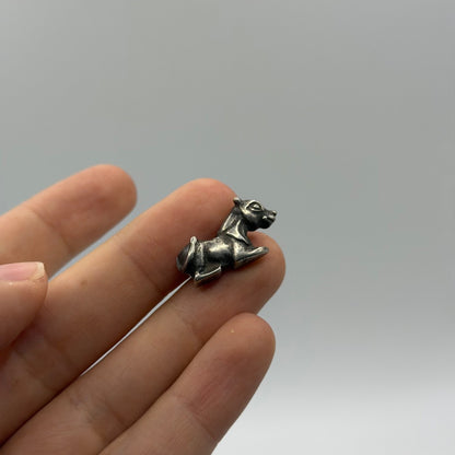 Ancient Roman Inspired Solid Silver Bead / Amulet