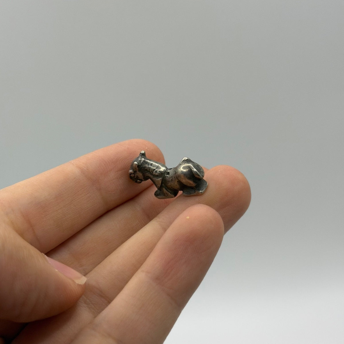 Ancient Roman Inspired Solid Silver Bead / Amulet