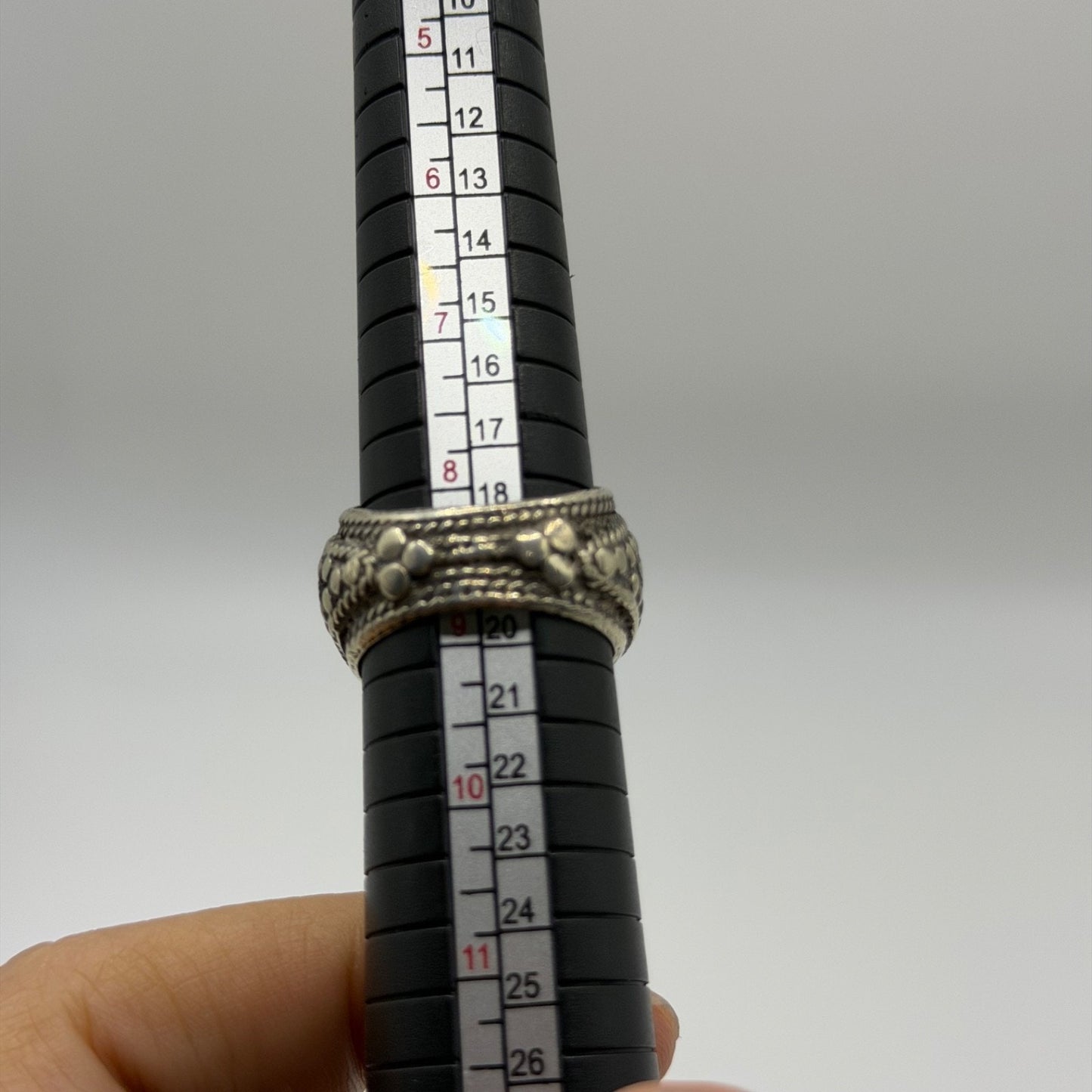 Vintage Afghan Tribal Kucci Boho Silver Ring
