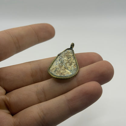 Ancient Roman Glass Pendant With Modern Setting